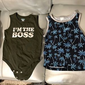 Infant tank tops rarely worn.